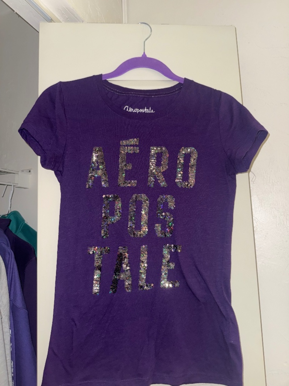 Vintage sequin top